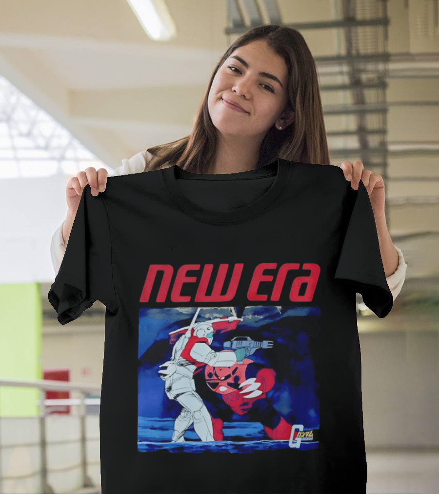 New Era Gundam 1979 Anime Battle Scene T-Shirt