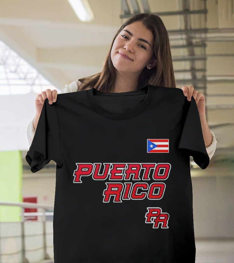 Puerto Rico Baseball 2026 Flag PR T-Shirt