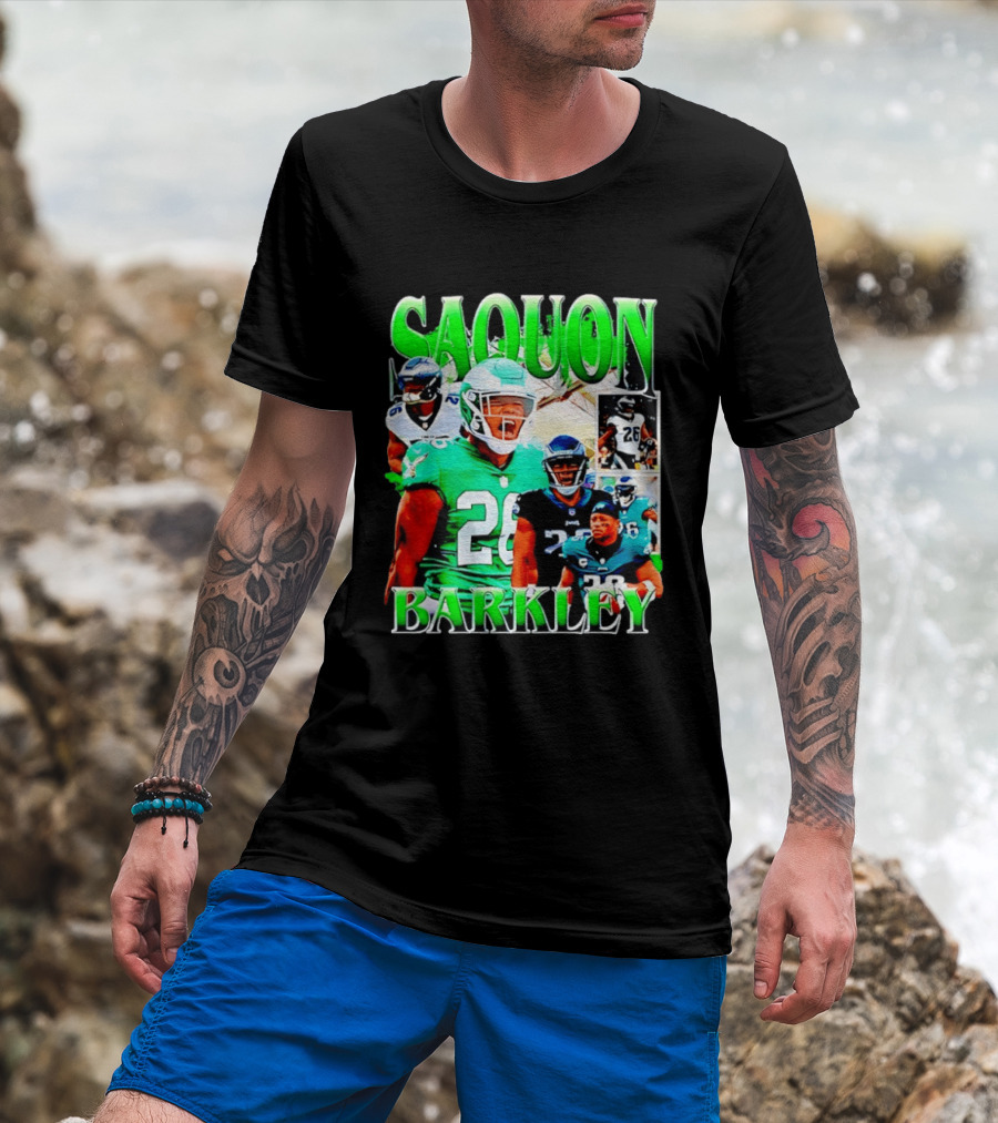 Saquon Barkley 26 Philadelphia Eagles NFL Football 2026 T-Shirt