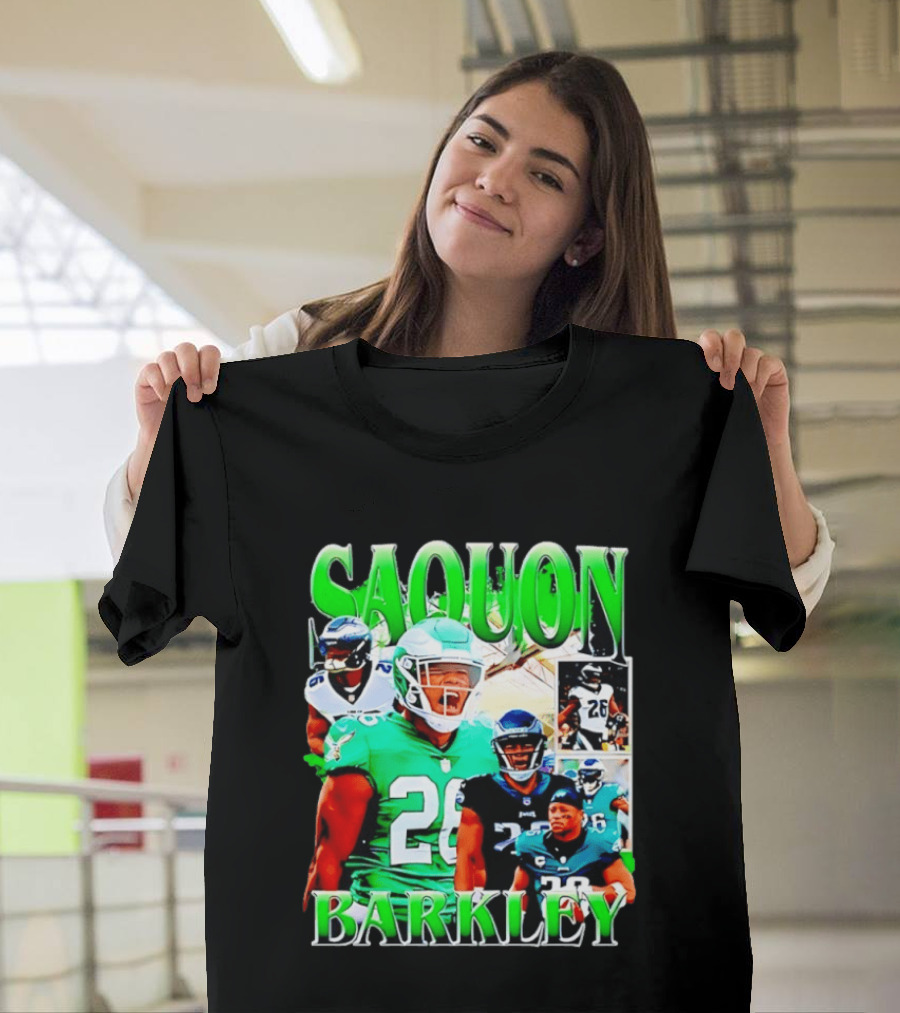 Saquon Barkley 26 Philadelphia Eagles NFL Football 2026 T-Shirt