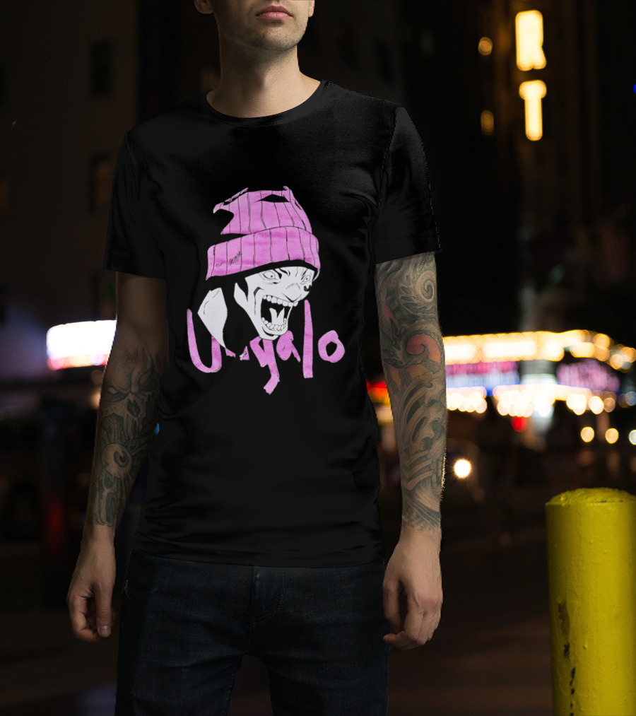 Ungalo JoJo's Bizarre Adventure Stone Ocean Pink Hat Manga T-Shirt