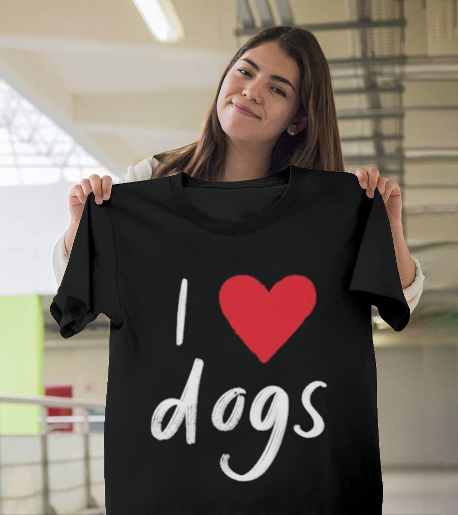 We Rate Dogs I Heart Dogs Love Canine T-Shirt