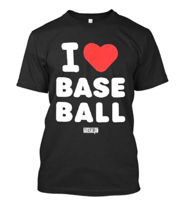 I Heart Baseball Classic Sports Fan T-Shirt