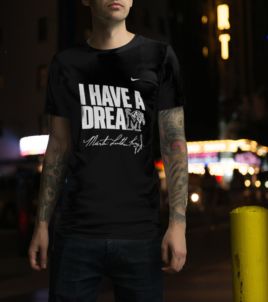 Nike Memphis Grizzlies I Have A Dream Martin Luther King Jr. T-Shirt