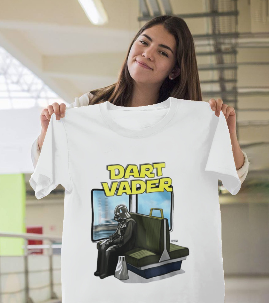 Dart Vader On Train Journey T-Shirt