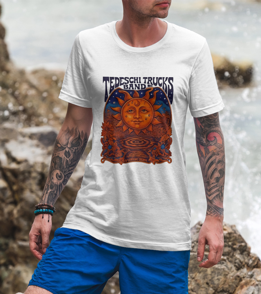 Tedeschi Trucks Band Cosmic Sunflower I Am The Moon Tour T-Shirt