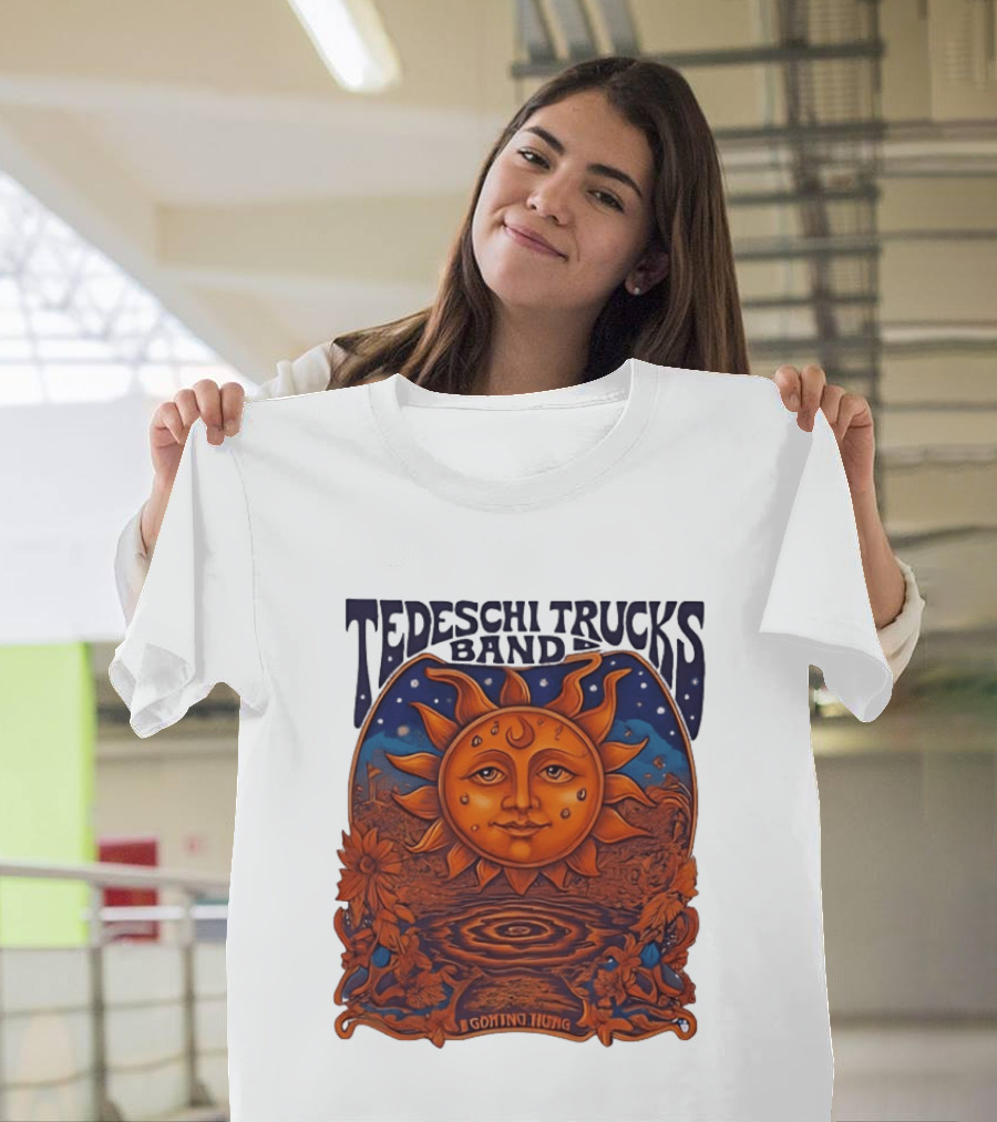 Tedeschi Trucks Band Cosmic Sunflower I Am The Moon Tour T-Shirt