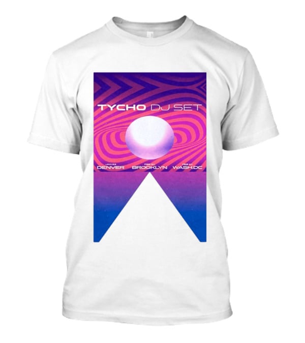Tycho DJ Set Tour Jan Feb 2026 Denver Brooklyn DC T-Shirt