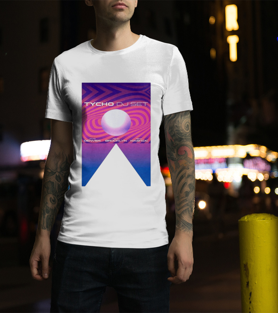 Tycho DJ Set Tour Jan Feb 2026 Denver Brooklyn DC T-Shirt