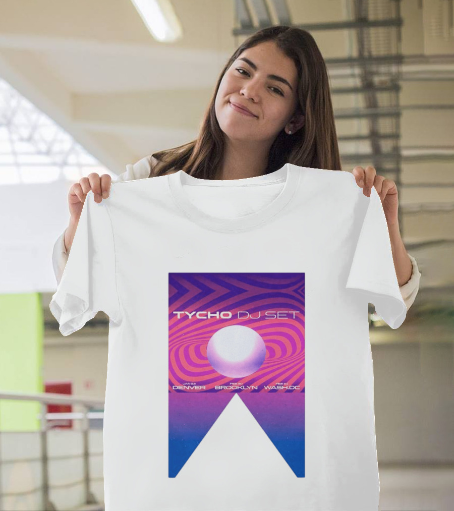 Tycho DJ Set Tour Jan Feb 2026 Denver Brooklyn DC T-Shirt