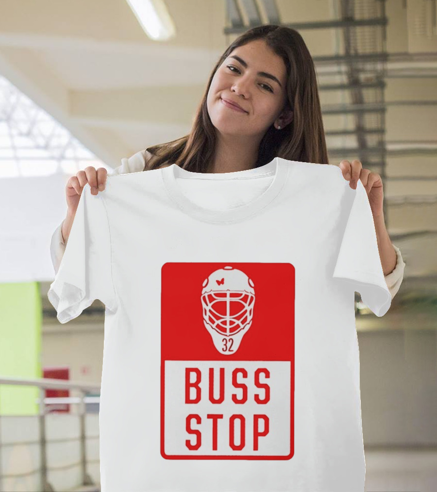 Carolina Hurricanes Buss Stop 32 Mask T-Shirt