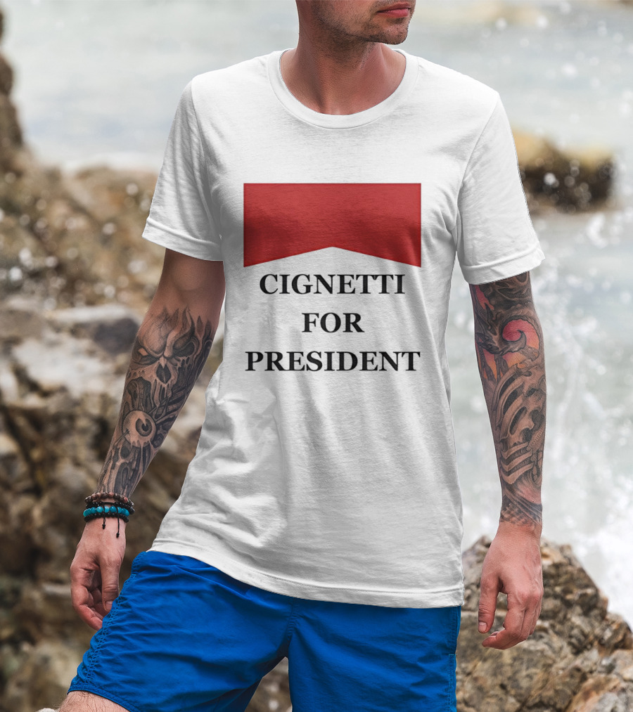 Cignetti For President Marlboro T-Shirt