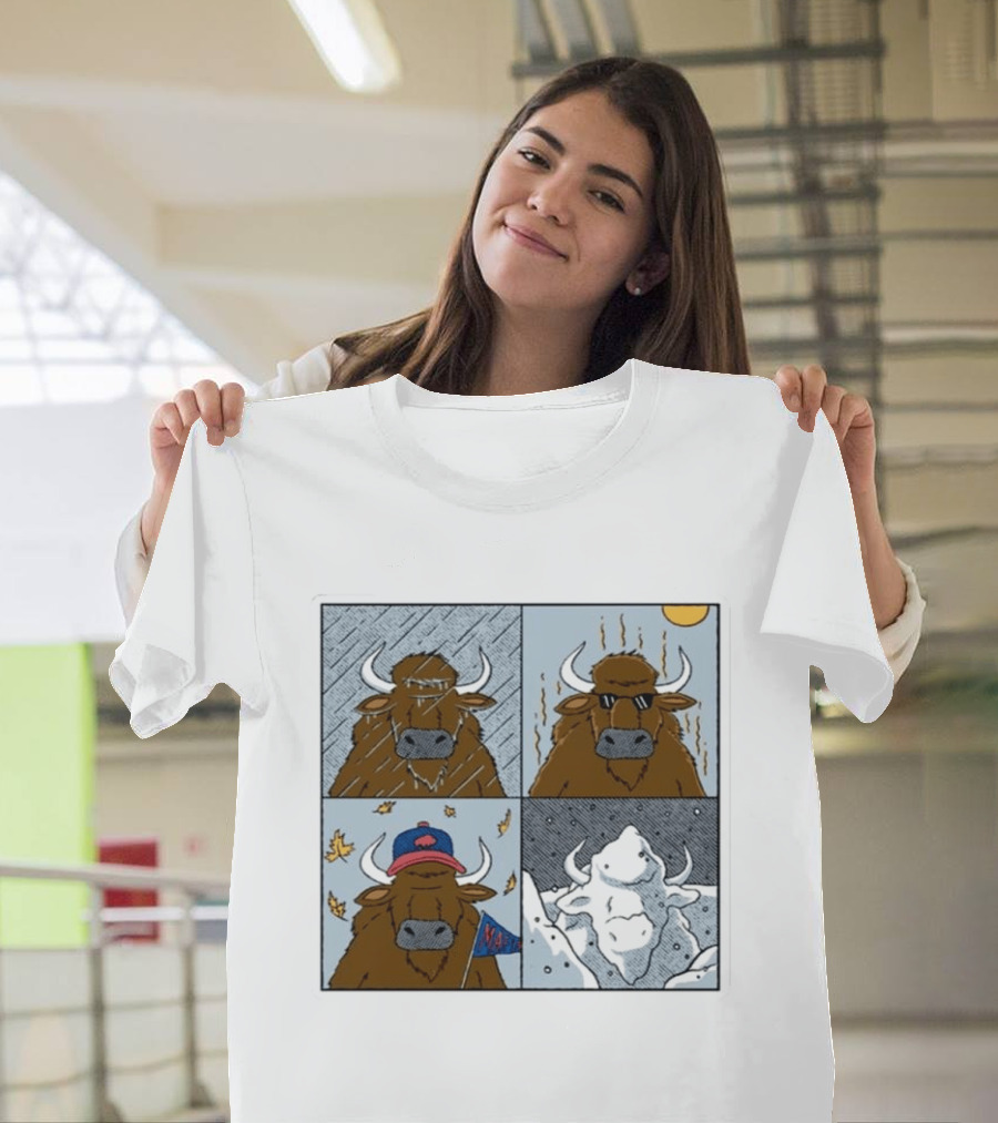 Buffalo Bills Seasons Buffalo Cartoon NFL Sports Fan T-Shirt