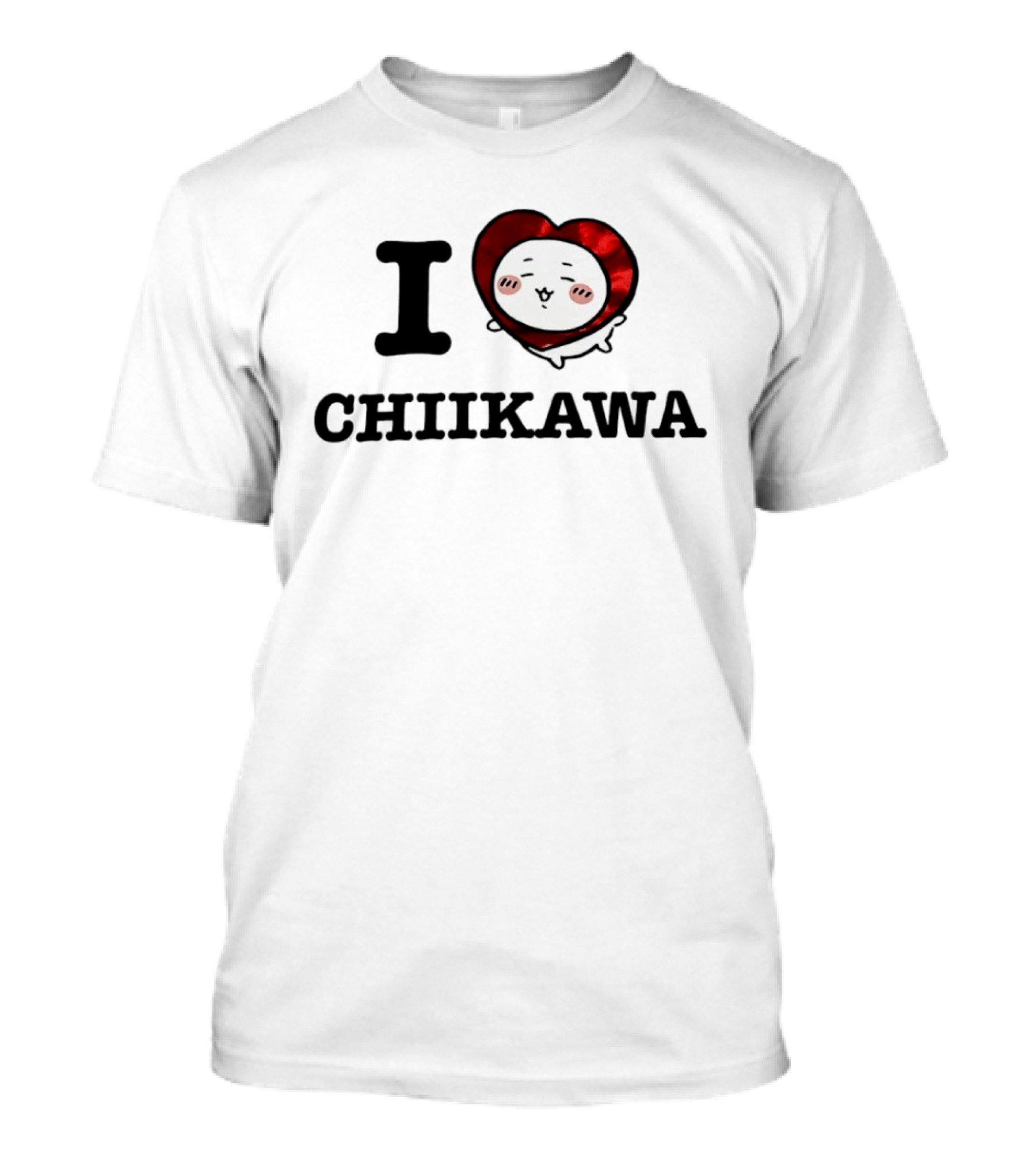 I Love Chiikawa Cute Heart T-Shirt