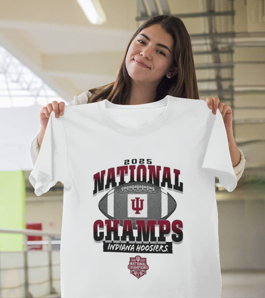 2025 National Champs Indiana Hoosiers Football Victory T-Shirt