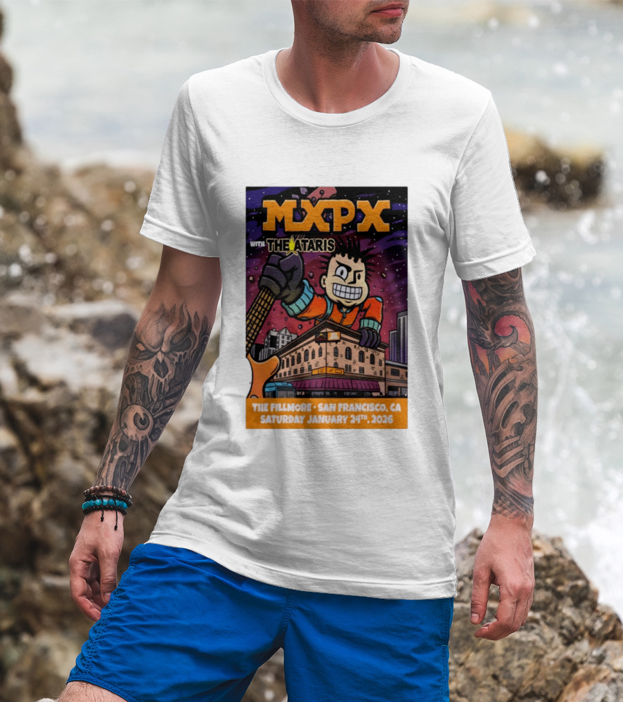 MXPX With The Ataris The Fillmore San Francisco January 24 2026 T-Shirt