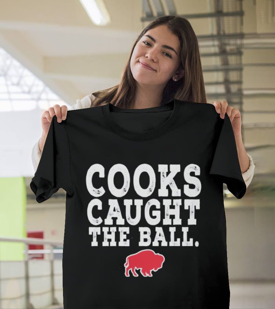 Buffalo Bills Cooks Caught The Ball Red Buffalo T-Shirt