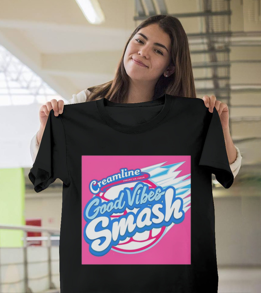 Creamline Good Vibes Smash Creamy Ice Cream Burst T-Shirt