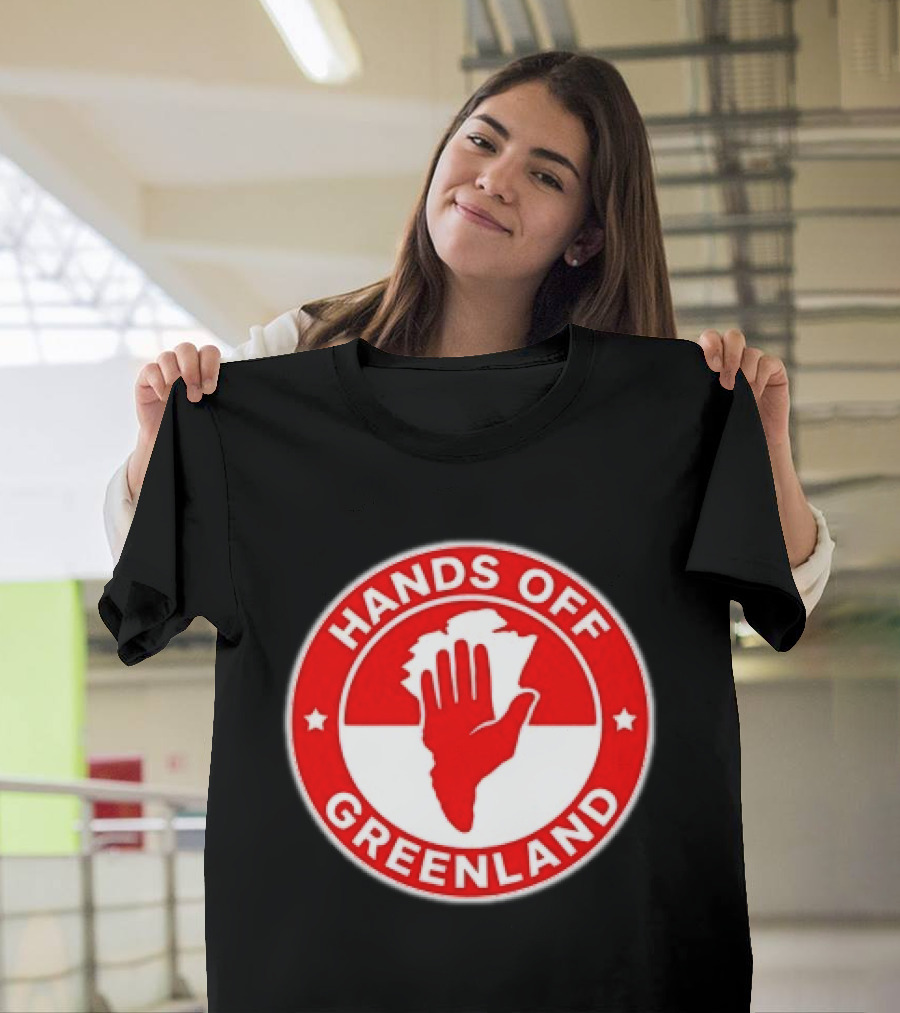 Hands Off Greenland Red Circle T-Shirt