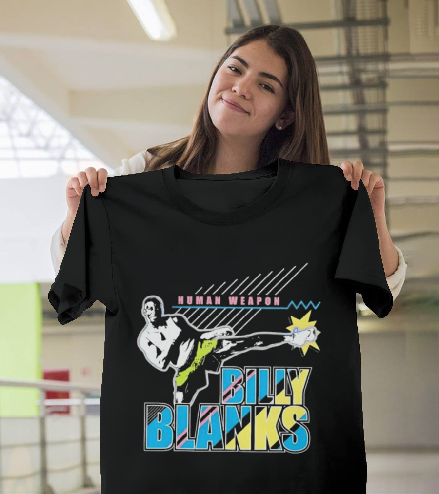 Human Weapon Billy Blanks Retro Kick Action T-Shirt