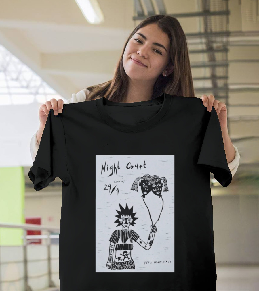 Night Court January 24 Vera Downstage Groningen NL Punk T-Shirt