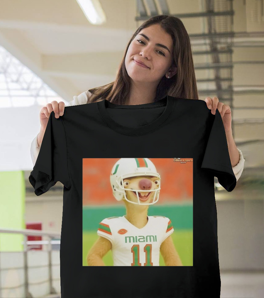 Sid Miami Hurricanes Football Jersey T-Shirt