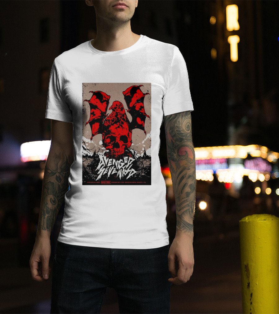 Avenged Sevenfold January 20 2026 Bogota Movistar Arena Mad Tree Special Guest T-Shirt
