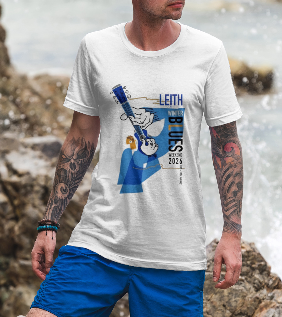 Leith Winter Blues Weekend 2026 Guitar Festival T-Shirt