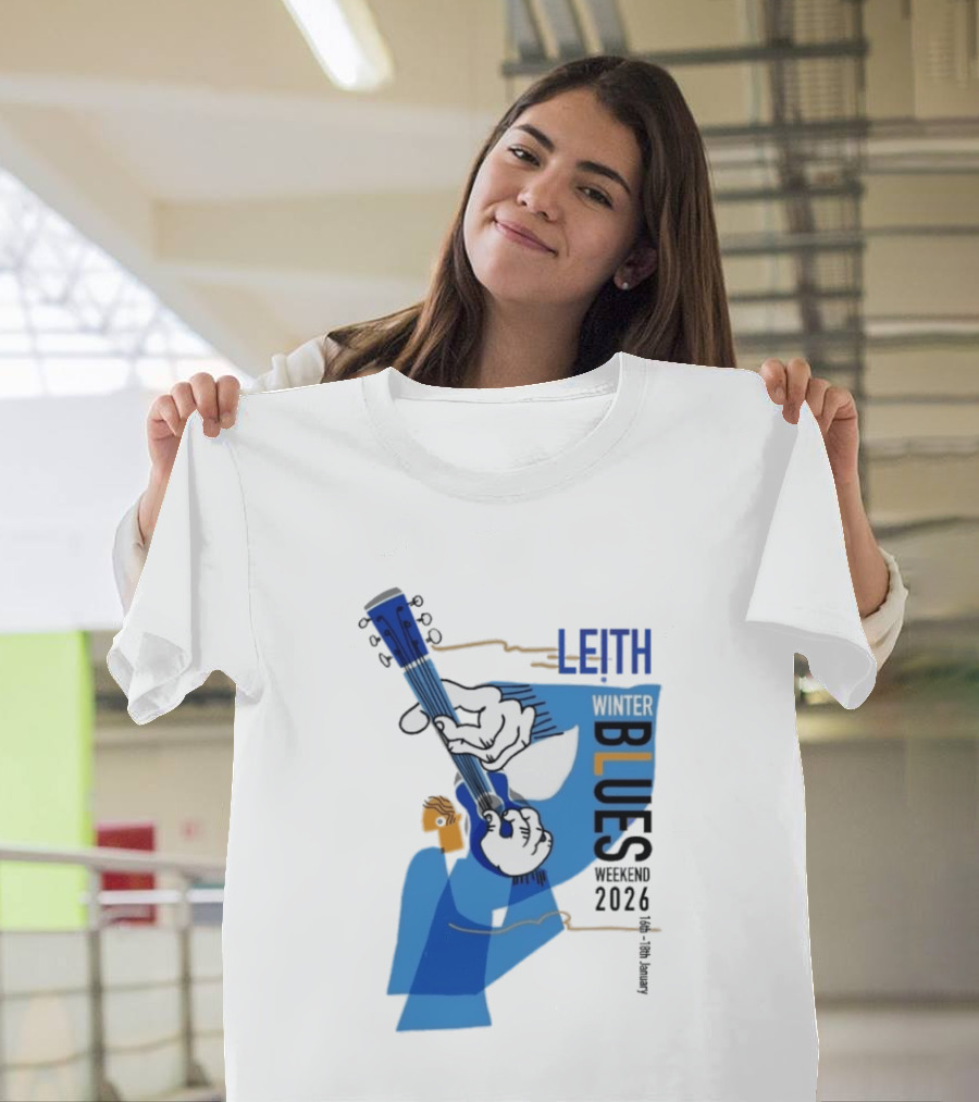 Leith Winter Blues Weekend 2026 Guitar Festival T-Shirt