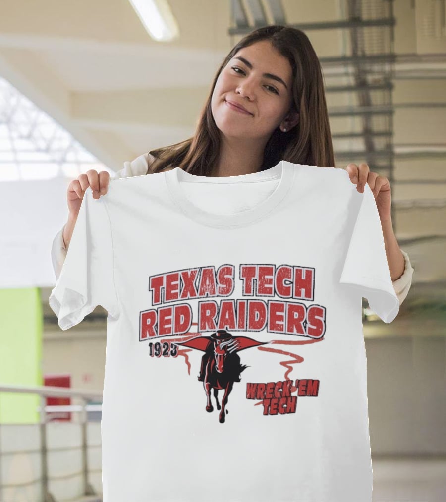 Texas Tech Red Raiders 1923 Wreck 'Em Tech Horse T-Shirt