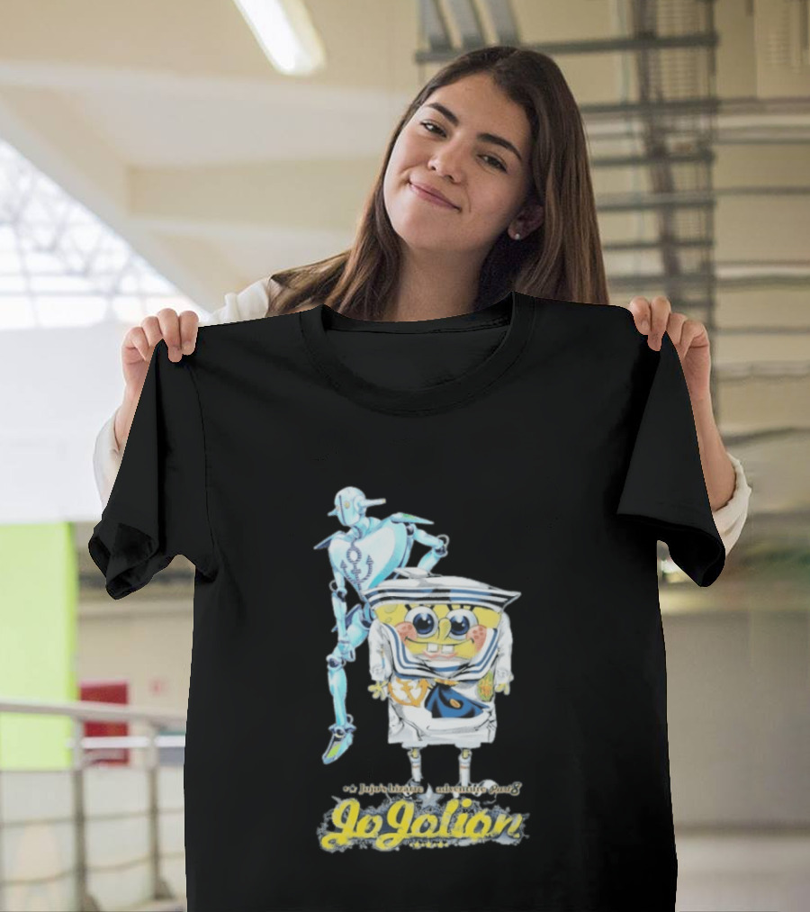 JoJolion SpongeBob Crossover With Robotic T-Shirt