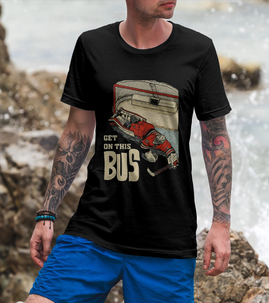 Brandon Bussi Carolina Hurricanes Get On This Bus NHL T-Shirt