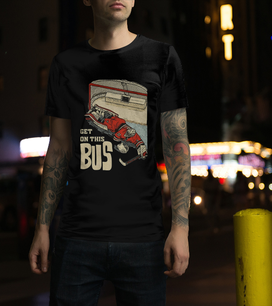 Brandon Bussi Carolina Hurricanes Get On This Bus NHL T-Shirt