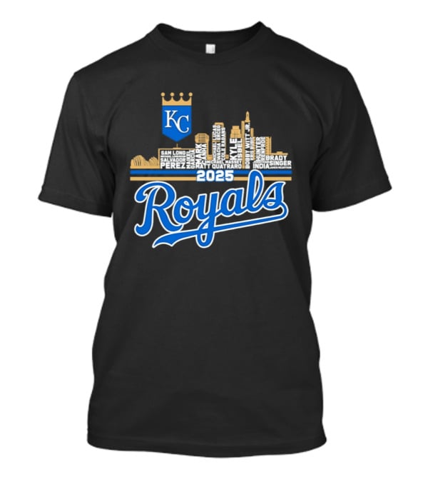 Kansas City Royals 2025 KC Skyline Royals T-Shirt