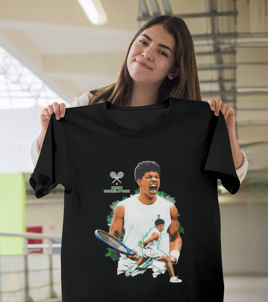 Ben Shelton Tennis Aura Athlete T-Shirt