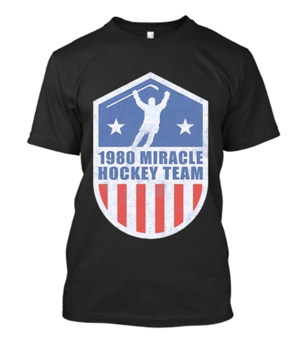 1980 Miracle Hockey Team USA Victory Stars And Stripes T-Shirt