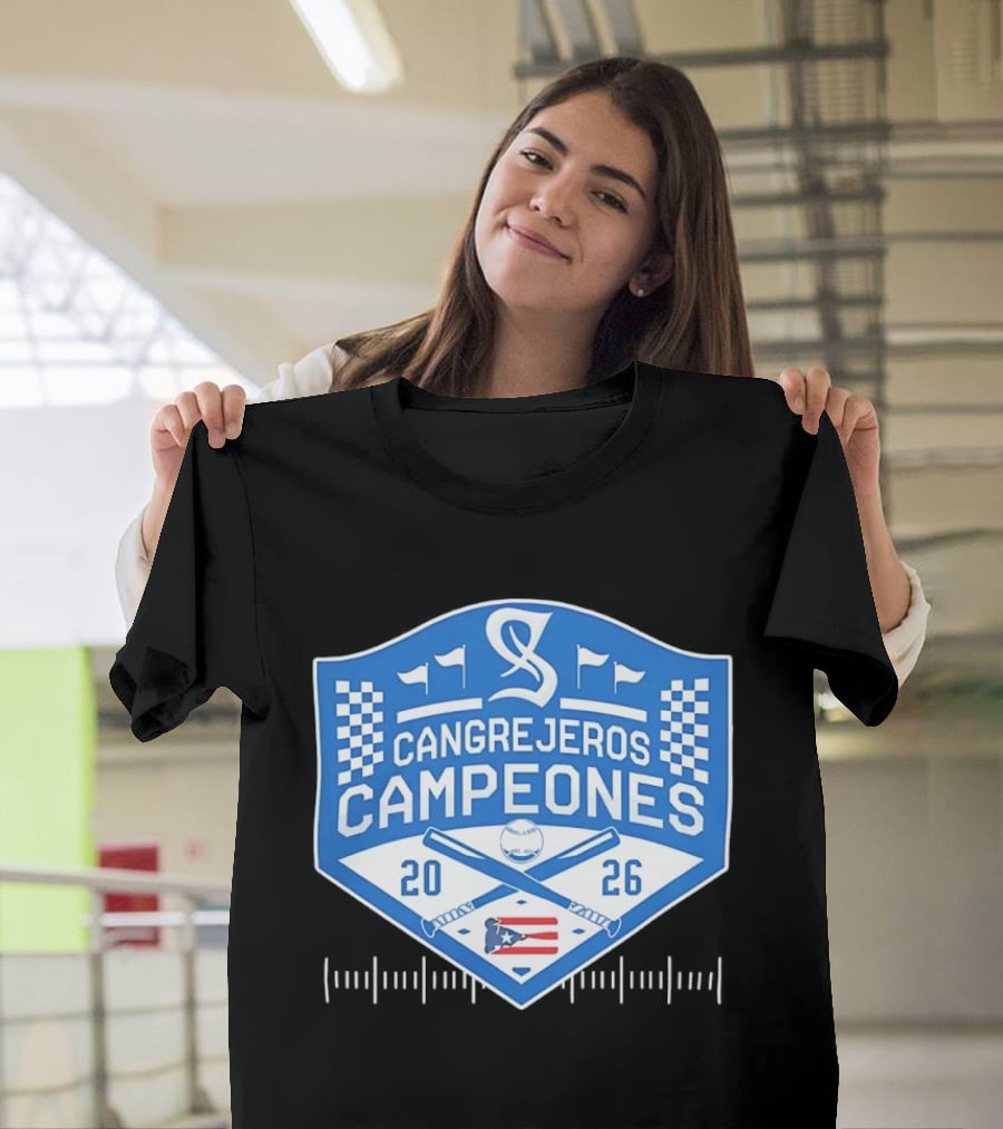 Cangrejeros Campeones 2026 LBPRC Puerto Rico Baseball T-Shirt