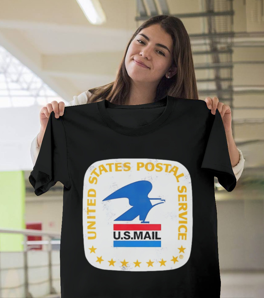 United States Postal Service US Mail Eagle Icon Vintage Look T-Shirt