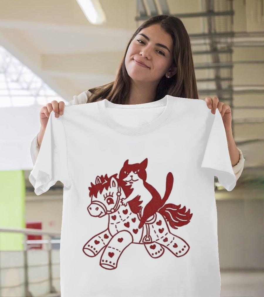 Cat Lovers New Year Of The Horse 2026 Embrace The Celebration T-Shirt