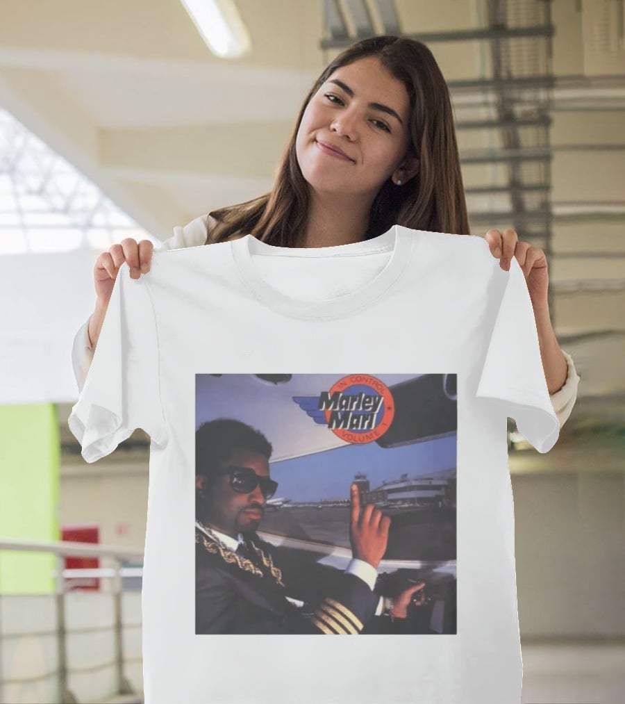 Marley Marl In Control Volume 1 Iconic Hip Hop DJ In Pilot Uniform T-Shirt
