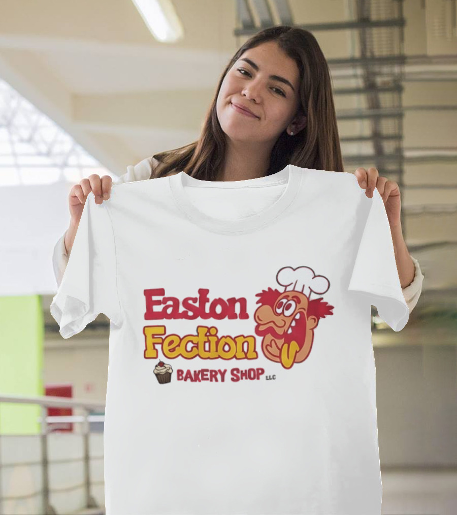 Easton Fection Bakery Shop LLC Funny Chef Cartoon Cupcake T-Shirt