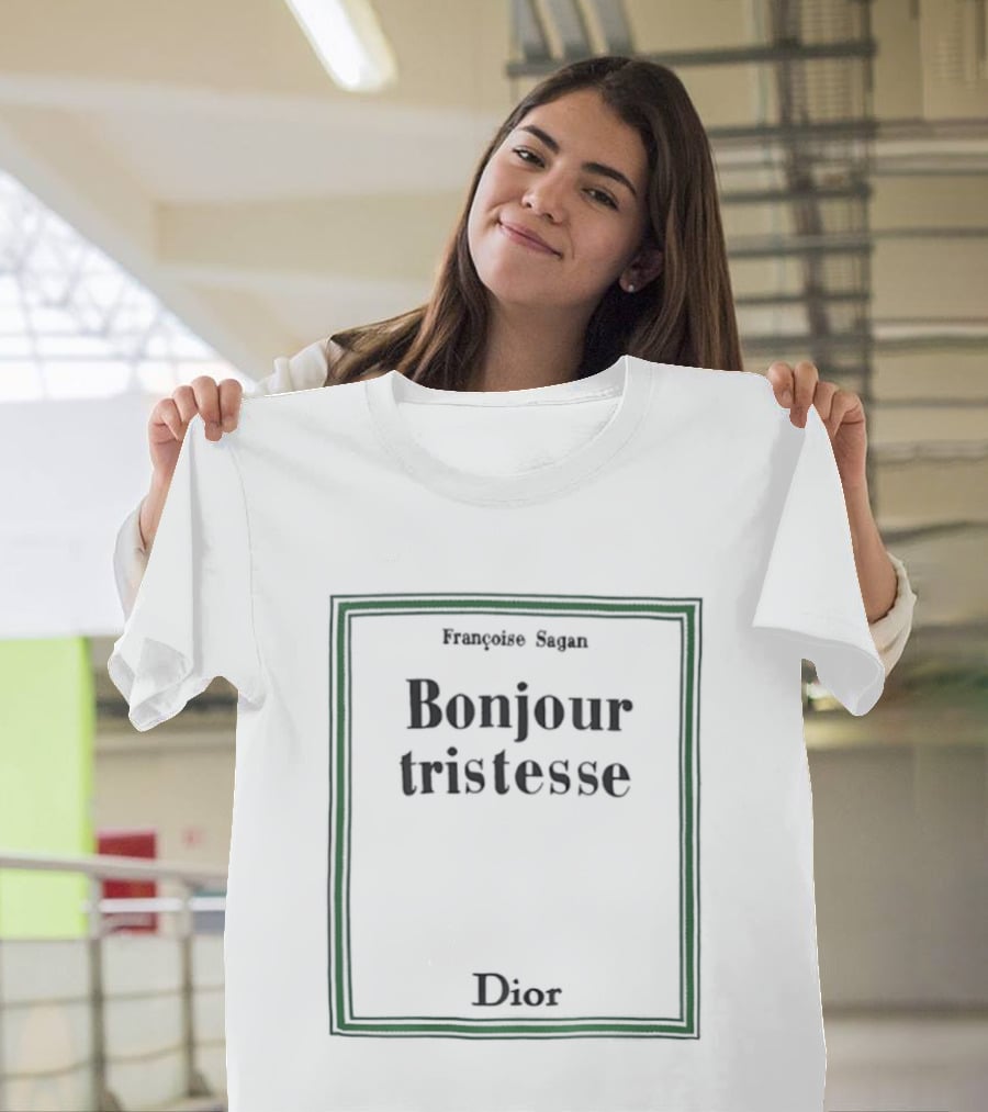 Françoise Sagan Bonjour Tristesse Dior Collaboration T-Shirt