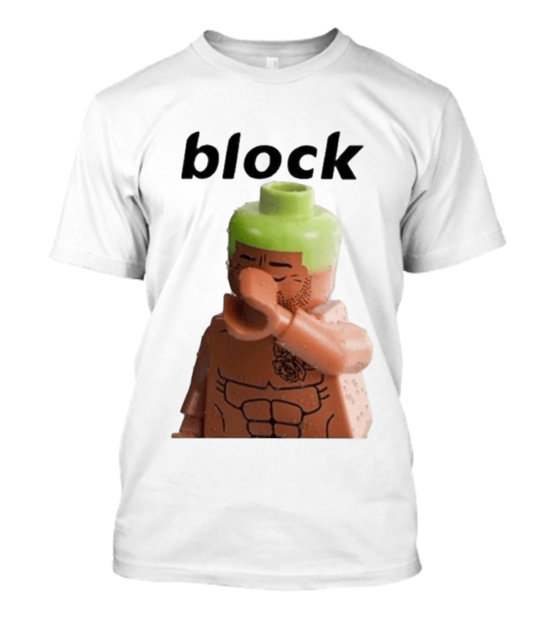 Block The Don Block LEGO Minifigure Style Dabbing Pose T-Shirt