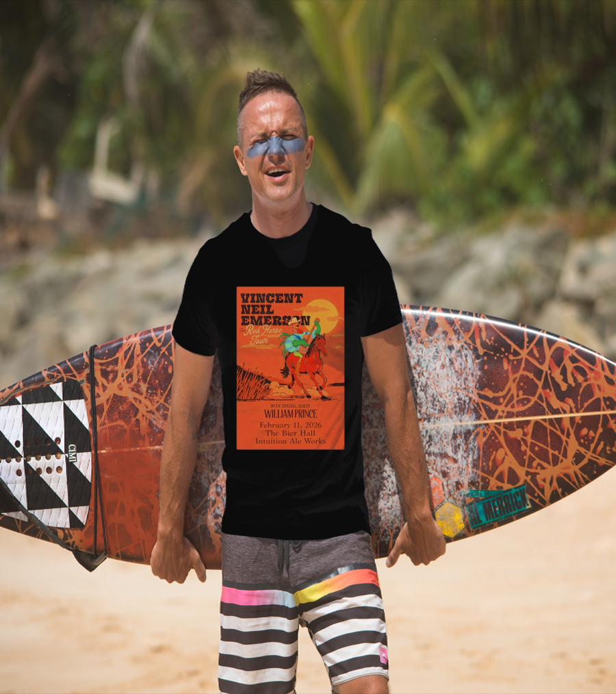 Vincent Neil Emerson The Red Horse Tour With William Prince February 11 2026 The Bier Hall Intuition Ale Works T-Shirt