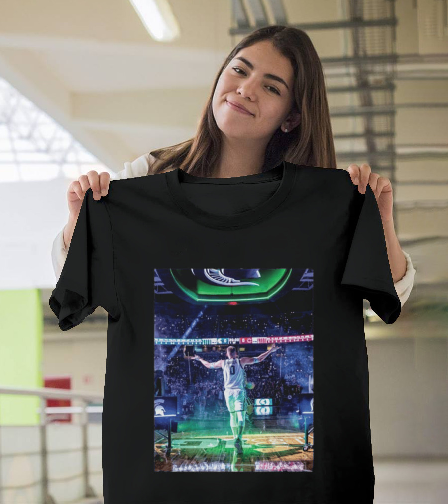 Jaxon Kohler Michigan State Spartans Basketball 2026 Celebration T-Shirt