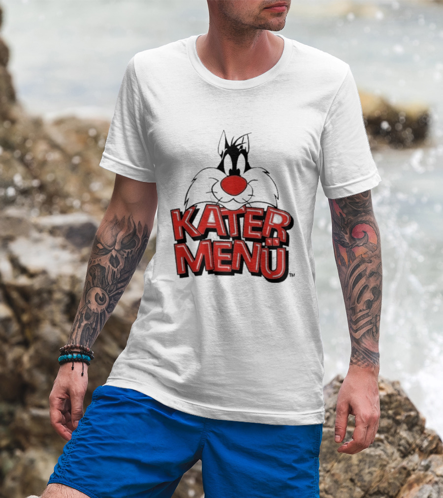 Kater Menü White Cat T-Shirt
