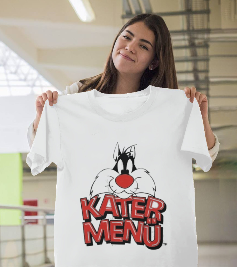 Kater Menü White Cat T-Shirt