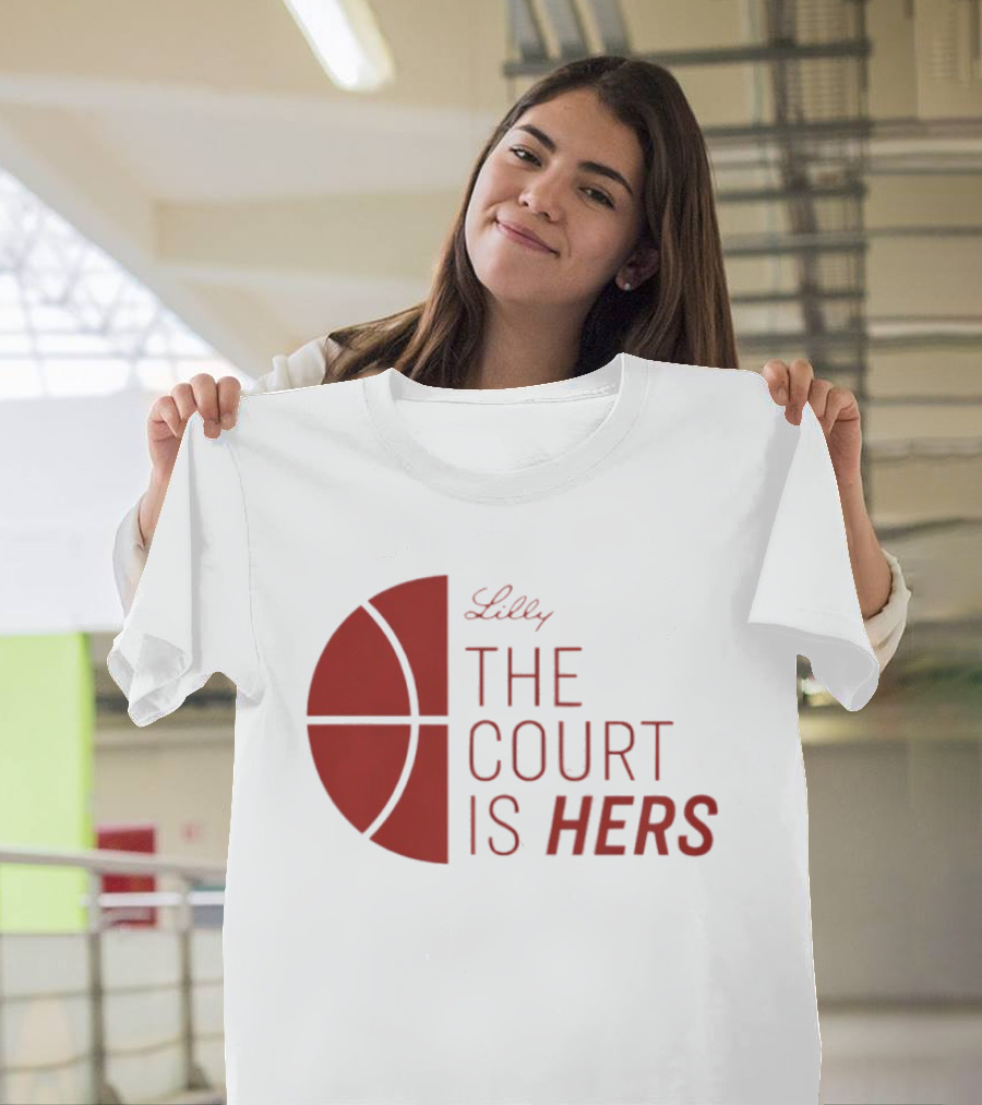 Lilly The Court Is Hers Basketball T-Shirt