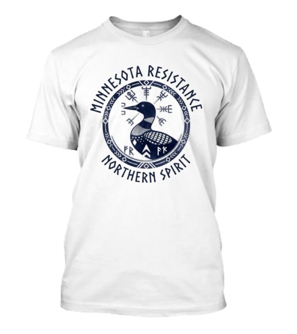 Minnesota Resistance Northern Spirit Loon Arrow Circle T-Shirt
