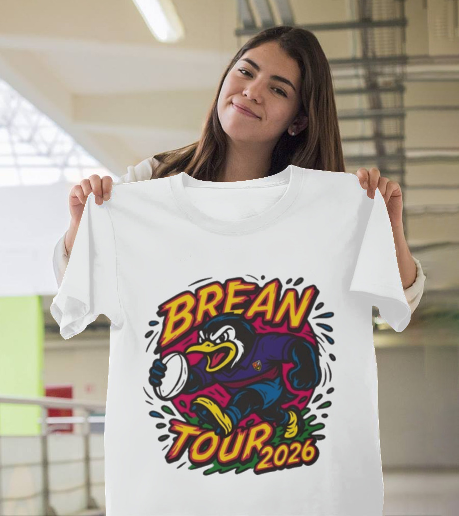 Brean Tour 2026 Rugby Mascot Dynamic T-Shirt
